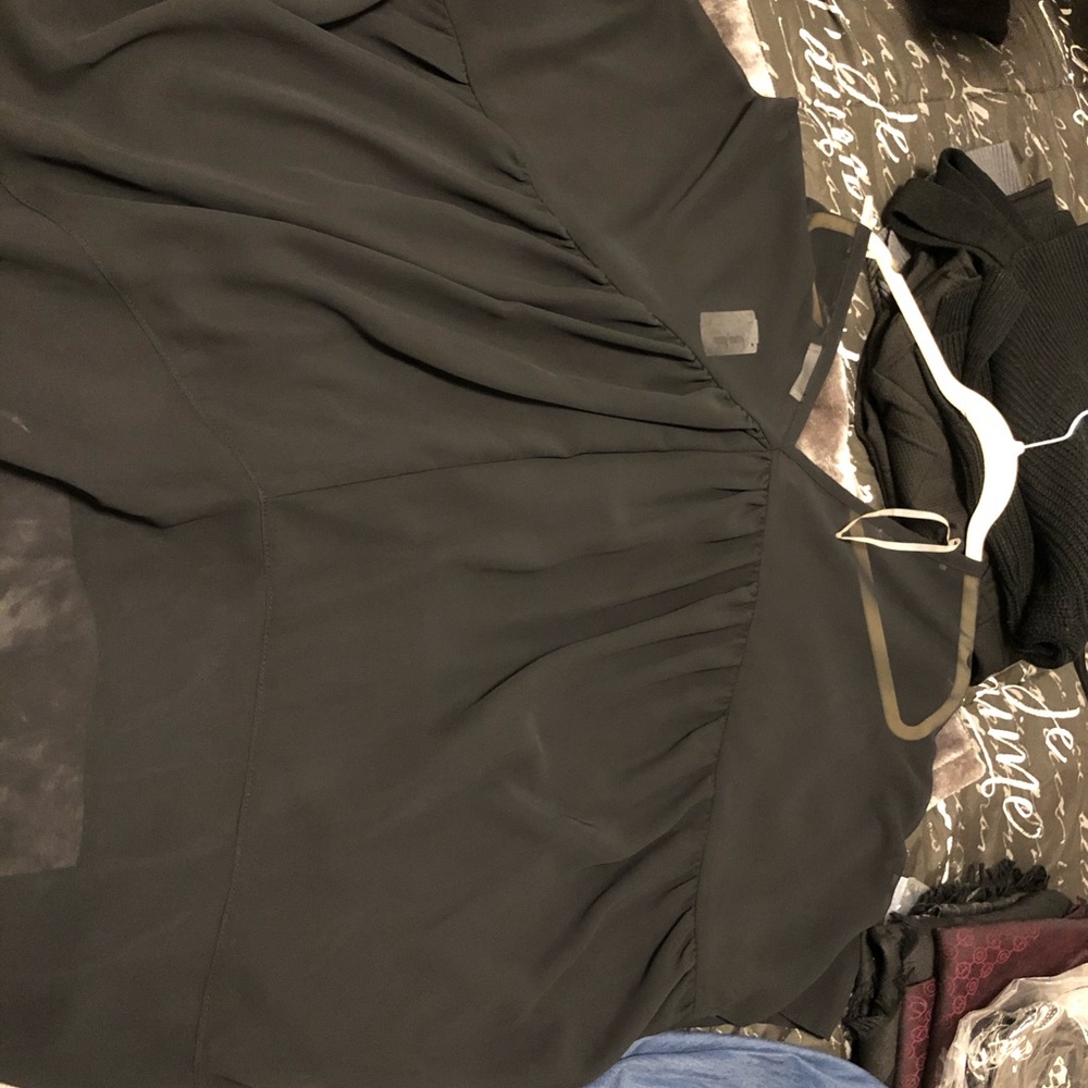 On the Road Black Oversized Sheer Top size M/L NWT - Picture 7 of 8